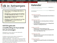 Tablet Screenshot of folkinantwerpen.be